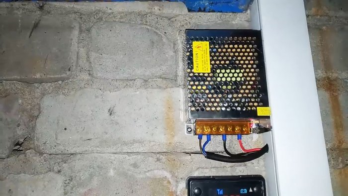 Autonomous heater para sa garahe