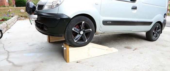 DIY mini nadjazd pre autá