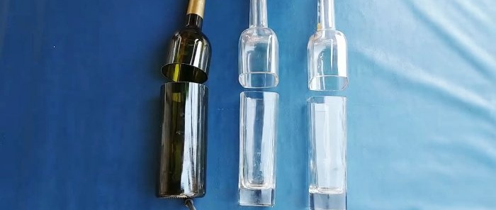 Jak vyrobit sklenice ze skleněných lahví