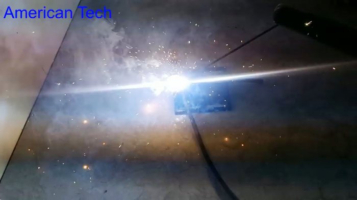 Elektrisk lysbuesvejsning fra superkondensatorer