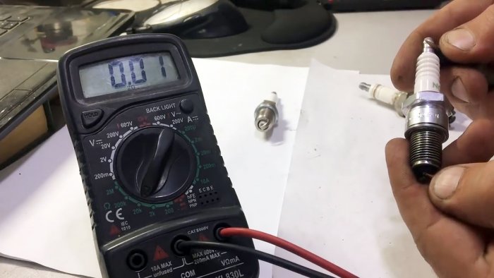 How to check spark plugs with a multimeter and what is important to know when replacing them