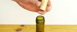 Another tricky way to open a bottle without a corkscrew