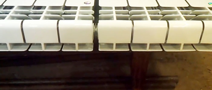 Cómo agregar secciones a un radiador de aluminio