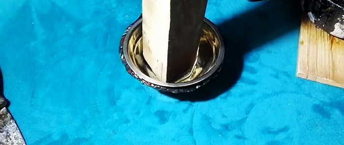 DIY-kopp gjord av lock