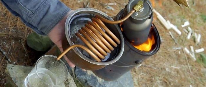 Gør-det-selv campingafsaltningsmaskine