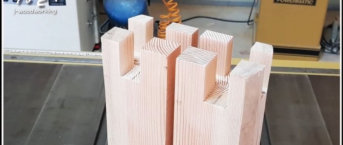 Un metodo affidabile per la giunzione tripla degli angoli di parti in legno