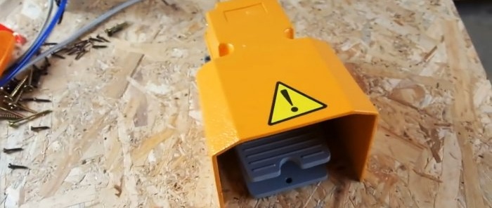 How to make a machine for sawing firewood from an electric chain saw
