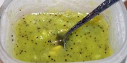Kiwi sorbet is a delicious alternative to ice cream