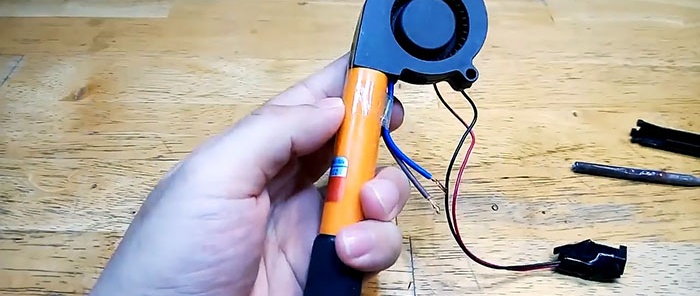 How to quickly convert a soldering iron into a soldering iron