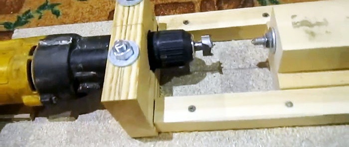 A lathe that can be made in 15 minutes