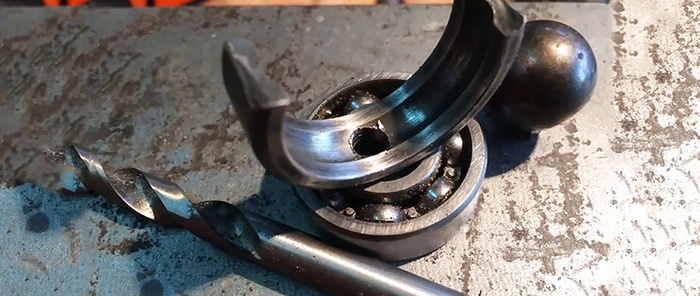 Como fazer uma broca a partir de um rolamento para furar aço temperado