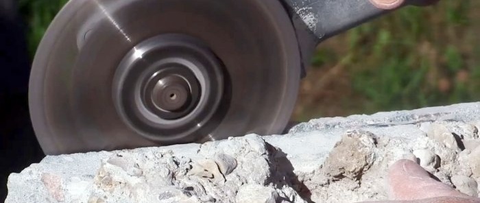 DIY drška noža za beton