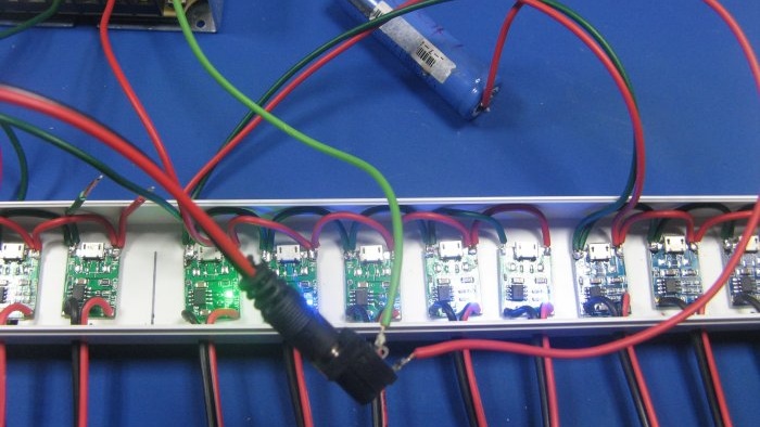 Do-it-yourself Liion multi-channel charging