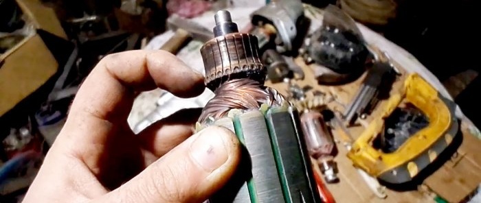 Jak brousit komutátor kotvy elektrického nářadí bez soustruhu