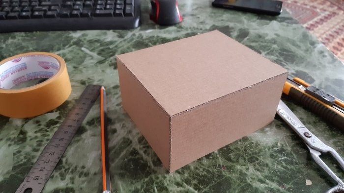 Cách làm hộp ban đầu