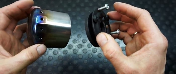 Ako vyrobiť kompaktný ohrievač zo starého olejového filtra