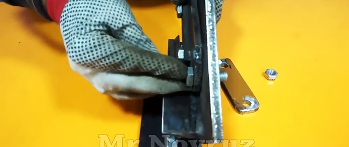 Como fazer uma tesoura de mesa para metal a partir de uma lima