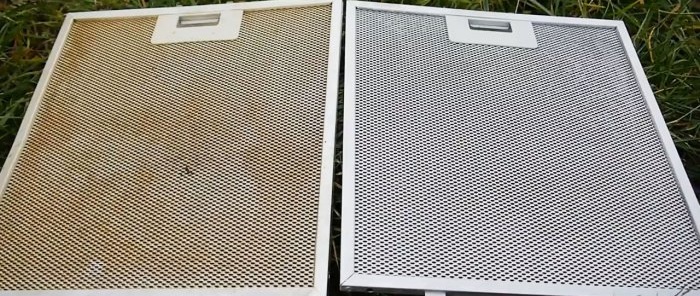 How to quickly clean the hood grille
