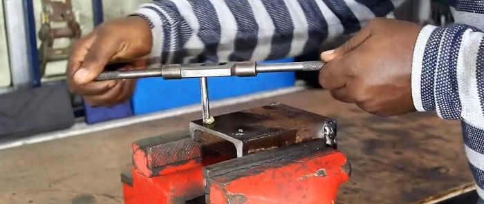 Sådan laver du en kraftfuld skruestik fra et diamantskruestik