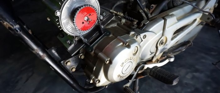 Kako pretvoriti lagani motocikl u električni bicikl