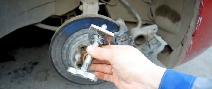The necessary homemade product from old brake pads