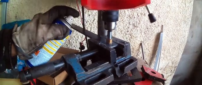 Sådan laver du en sandblæser af en lille gascylinder