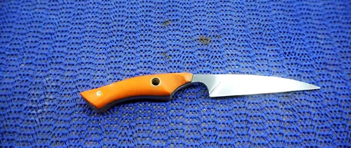 How to make a knife from broken scissors