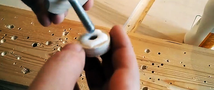 Homemade jig for making wing nuts and bolts in 4 configurations