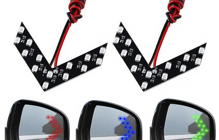 How to make LED turn signal repeaters in rear view mirrors