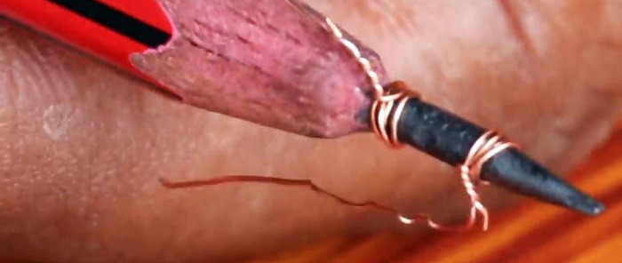 Wie man aus einem Bleistift einen Lötkolben macht