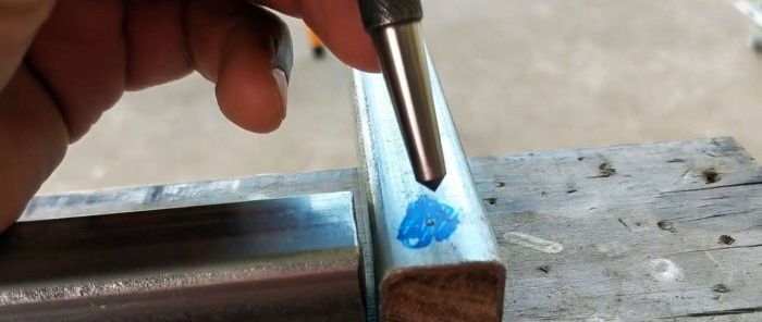 How to make a frame from a profile without welding