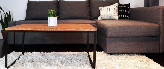 Sådan laver du et simpelt sofabord uden svejsning