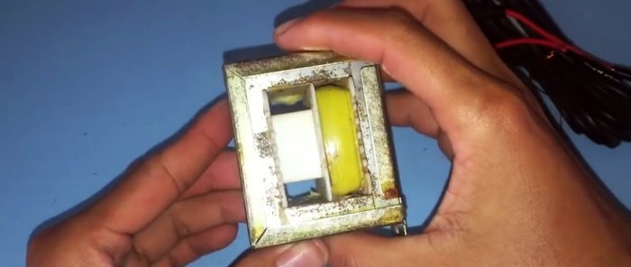 DIY-soldeerbout met onmiddellijke verwarming door een transformator