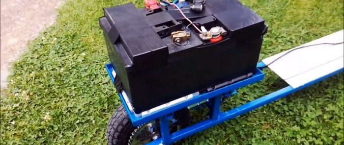 Cách chế tạo xe máy điện chạy bằng máy phát điện ô tô