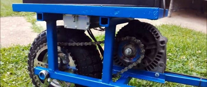 Hvordan man laver en elektrisk scooter drevet af en bilgenerator