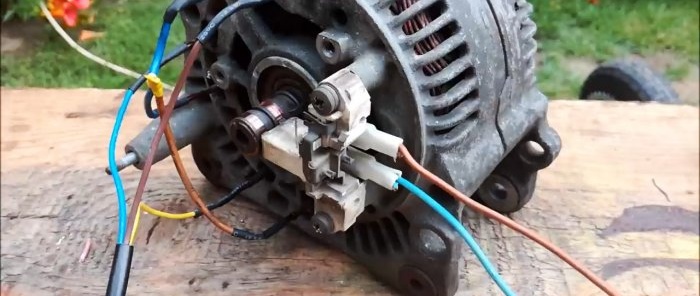 Kā izgatavot elektrisko skrejriteni, ko darbina automašīnas ģenerators