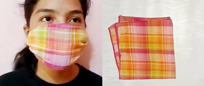 Как да направите лента за глава от носна кърпа без шиене за 1 минута