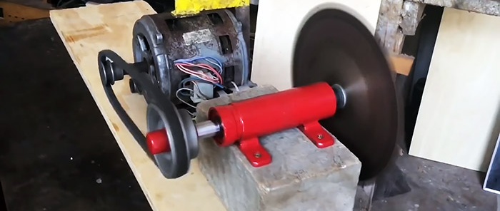 How to make a shaft for a circular saw from scrap materials