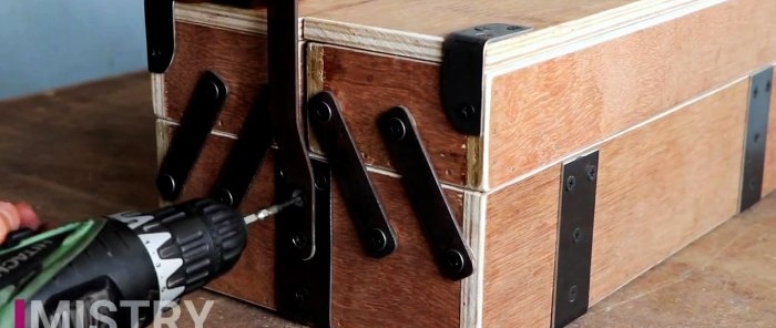Realizarea unui organizator de cutie de instrumente cu propriile mâini
