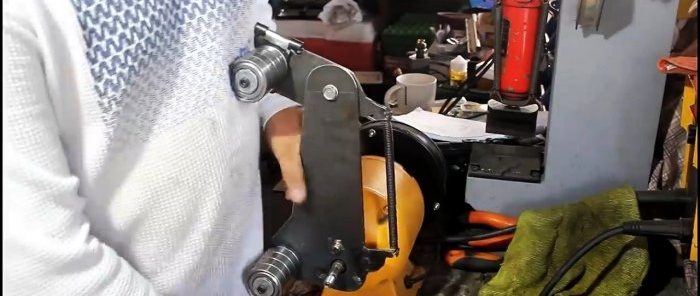 Как да направите мелница от машина за заточване