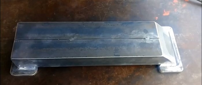 How to make a powerful lever knife for metal