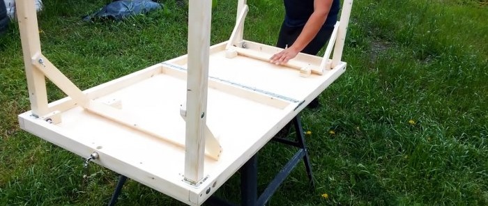 Jak zrobić stabilny składany stół podróżny własnymi rękami