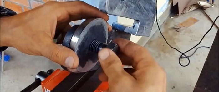 Como fazer um cortador de folhas em disco