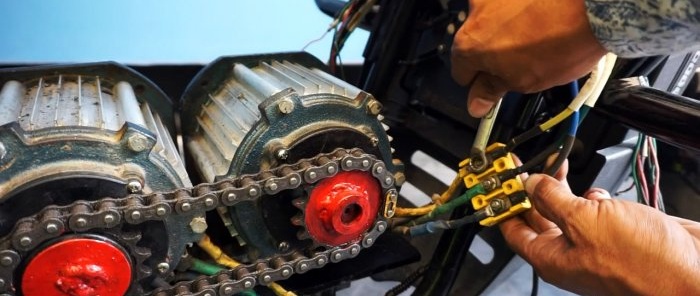 כיצד להפוך אופנוע לאופניים חשמליים במהירות של 80 קמ"ש