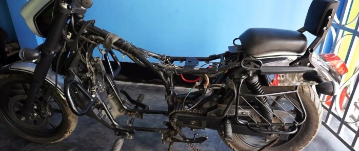 Comment convertir une moto en vélo électrique avec une vitesse de 80 mph
