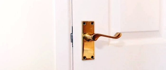 4 façons de verrouiller une porte intérieure sans serrure