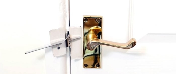 4 modi per chiudere una porta interna senza serratura