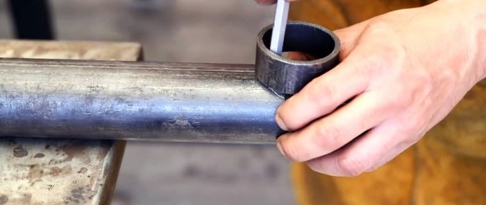 How to use a grinder to make the perfect T-joint saddle