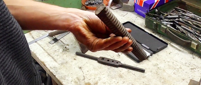 How to make a tap from rebar