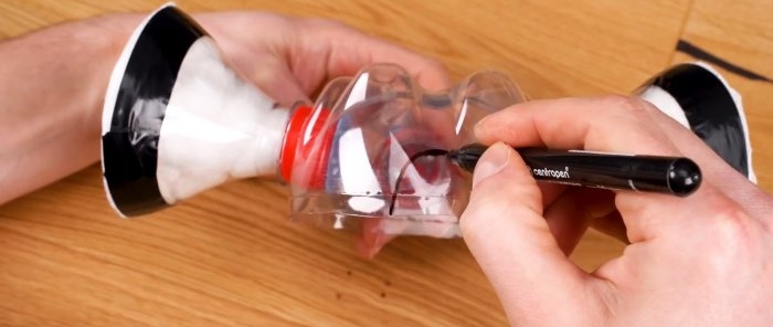 איך להכין מכונת הנשמה מבקבוקי פלסטיק